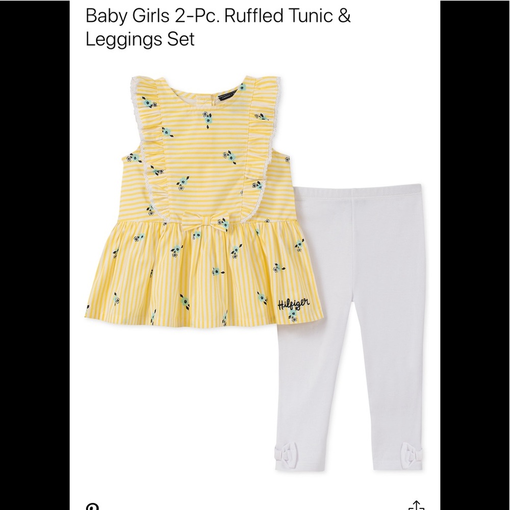 Ruffled Tunic and legging set